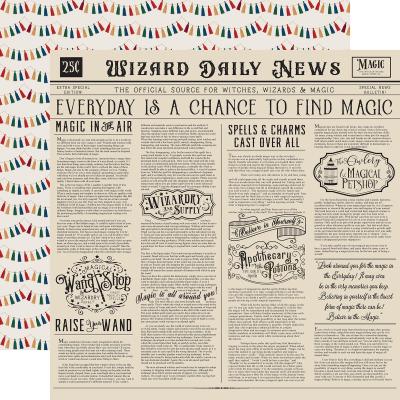 Echo Park Witches & Wizards No. 2 Designpapier - Wizards Daily News